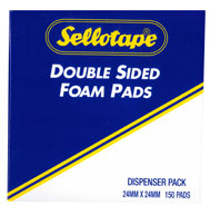 SELLOTAPE Double Sided Form Pads 150 24x24mm